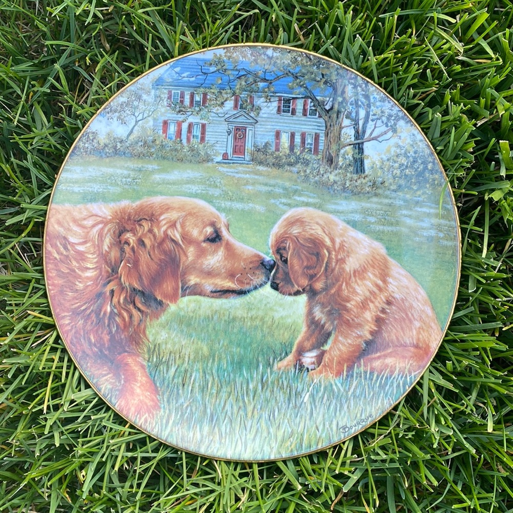 The Danbury Mint Golden Moment Plate